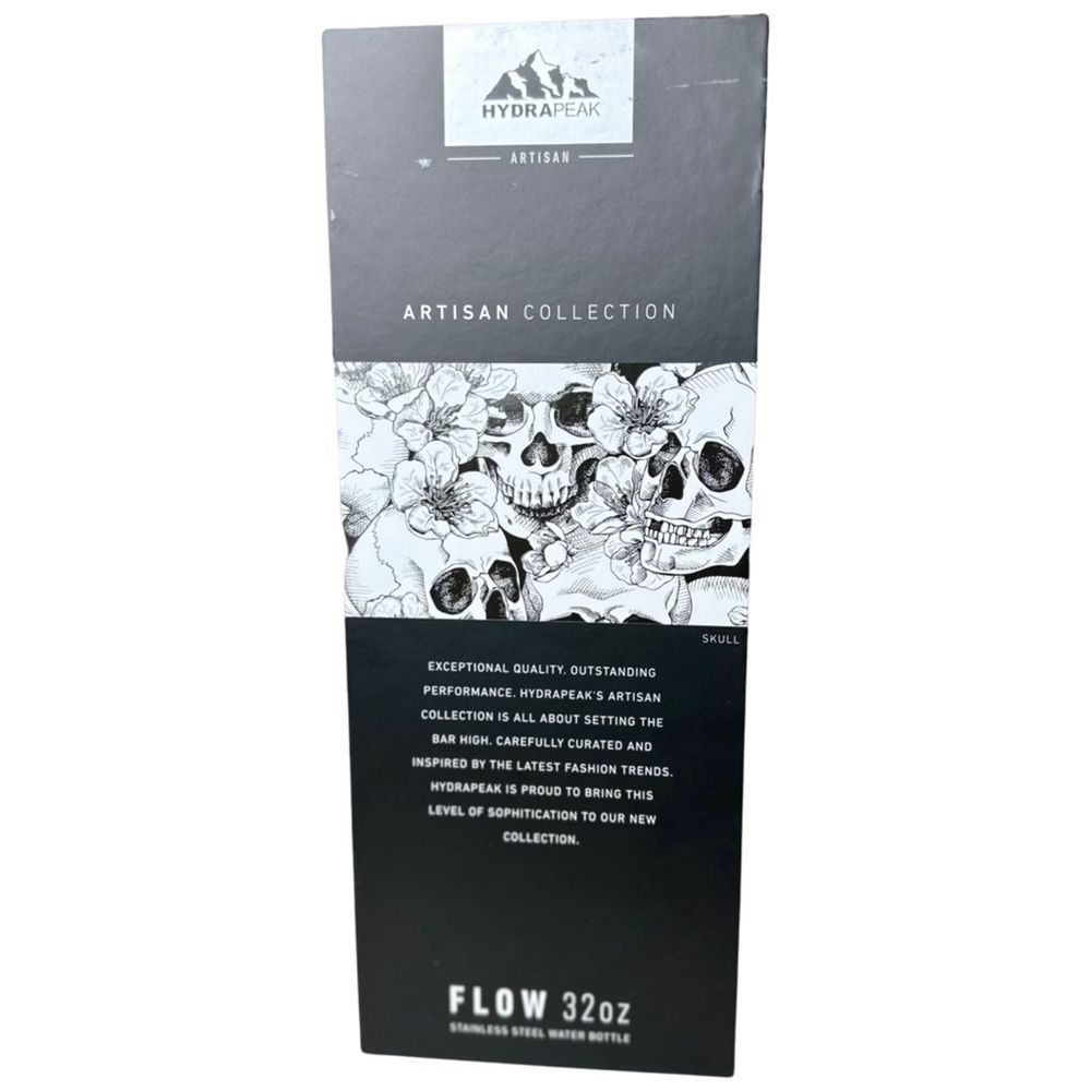 New HYDRAPEAK Flow 32 oz Artisan Collection Skulls - Picture 3 of 4